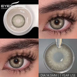 Popxstar  1 pair Colored Contact Lenses for big Eyes Natural Eye Lenses Gray Contact Green Lenses Blue Lenses Fashion Lenses