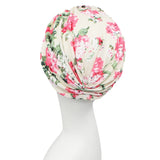 Popxstar Chemo Women Bandanas Girl Soft Floral Design Skullies Beanie Turban Head Wrap For Hair Loss Cap Headwear Lady Female