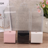 Popxstar 1Pc Transparent Rose Flower Box Plastic Cake Packaging Box Florist Wrapping Boxes DIY Wedding Valentine's Day Gift Box