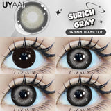 15mm Big Diameter Black Lenses 14.5mm Lenses  Colored Contact Lenses for Eyes Big Eye Lenses Natural Look Lenses