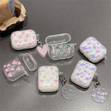 Popxstar Ins Flower Heart Glitter Shiny Earphone Case For AirPodsPro 2nd Case Clear TPU for Airpods 1 2 3 Bluetooth Earphone Charging Box