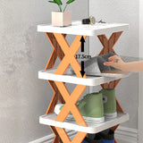 6 Layer Shoes Racks Storage Organizer Detachable Shoe Racks Saves Family Household Rack Simple Narrow Shoes Shelf Color Cabinet