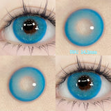 Popxstar  2pcs/pair New Cosplay Contact Lenses for Eyes Makeup Pupils Cosmetics Blue Eye Color Lenses for Myopia Lens 14.2/14.5mm