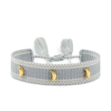 popxstar Hand Woven Bracelets Adjustable Studded Stars Bracelet Fashion Jewelry Gifts