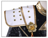 Popxstar Black Golden Rumi Zoey Mira Cosplay KPop Cosplay Costume Wig Women Suit Halloween Party Role Playing Outfit