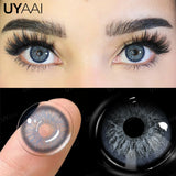 Popxstar Myopia Colored Contact Lenses with Diopters Brown Color Lens Eyes Green Lenses Graduated Blue Lenses Colored Pupils