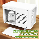Popxstar 10 Hole Fully Automatic Bubble Blowing Handheld Electric Bubble Machine Toy Outdoor Birthday Without Battery and Bubble Water
