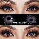 Popxstar  1 pair Colored Lens Natural Korean Contact Lenses Grey Eyes Pupils Cosmetics Fashion Soft Contacts Lens Makeup Lenses