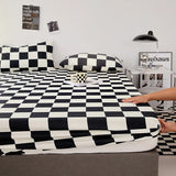 Popxstar  Floral Style Fitted Bed Sheet with Elastic Band, King Size Bed Cover, Sabanas Cama, Queen and King Sheets, No Pillowcase,