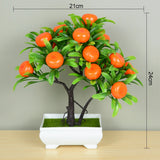 Popxstar Artificial Plants Bonsai Small Tree Pot Fake Plant Flowers Potted Ornaments For Home Room Table Decoration Hotel Garden Decor