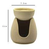 Popxstar  Ceramic Essential Oil Burners Waxes Melt Burners Warmer Tealight Candle Holders Ornament Home Tabletop Decoration Yoga Spa Gifts