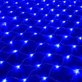 Popxstar EU or US Plug LED Net Mesh Fairy String Light Garland Window Curtain Christmas Fairy Light Wedding Party Holiday Decoration