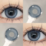 2pcs Korea Nature Fashion Colored Contact Lenses with Myopia Diopter Eyes Blue Eye Lenses Beauty Pupil New Fast Shipp