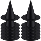 Halloween Witch Hat Cap Hanging Witch Hat Costume Accessory for Halloween Party Favor, Black