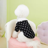 Pet Supplies Cute Dog Polka Dot Vest Soft Fashion Dog Clothes Breathable Thin Design Pet Summer Skirt For Puppy Kittens