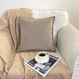 45x45cm High Quality Pillow Case Pillow Case Light Luxury Nordic Home Pillowcase Sofa Plush Cushion 21 Color Pillow Case