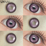 Popxstar Fast Delivery Colored Pupils for Eyes Brown Natural Beauty Contact Lenses Purple Cosplay Red Lenses Green Eye Contacts