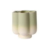 Gradient color petal-shaped flowerpot flower pot plant pot planter ceramic home office desktop artwork ornament