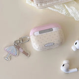 Popxstar Simple Style Girl Silicone Case For AirPods1 2 For AirPods 3 For AirPods Pro Earphone Accessories Cute Pink Umbrella Dog Pendant