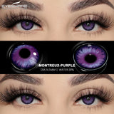 New Red Lenses Halloween Colored Contact Lenses Cosplay Pink Eyes Lens Anime Eyes Blue Green Makeup Contact Purple Lens