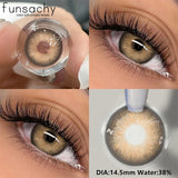 Popxstar  2pcs Natural Color Contact Lenses for Eyes Green Eye Lens Blue Eye Contacts Fashion Beauty Makeup Women Man Soft Lenses