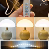 Popxstar  A pink/orange/red/white/beige USB socket decorative table lamp for room light decorative lamp, night light, desk light.