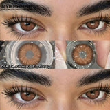 Gray Beauty Pupils Color Contact Lenses 1Pair Fashion Blue Contacts Brown Makeup Lenses Yearly Green Eye Color Lenses