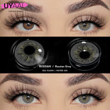 Popxstar  1 Pair Fashion Lenses Colored Contact Lenses for Eyes Beauty Green Eyes Lenses Natural  Brown Lens Grey Lens