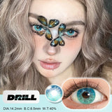 2pcs Diamond Cosplay Nightclub Party Contact Lenses Luxury Softlens 14.2mm