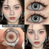 High Quality Gray Brown Beauty Lenses 1Pair NEW Colored Contact Lenses for Eyes Blue Beautiful Pupils Green Eye Contact
