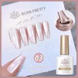 Popxstar 10ml Rainbow Purple Water Light Cat Magnetic Gel Nail Polish Shining Sliver-light Holographics Semi Permanent UV Gel