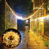 Popxstar 10-100M LED String Fairy Lights Indoor Outdoor Wedding Garland Light  Waterproof Christmas Party Decoration EU/UK/US/AU Plug
