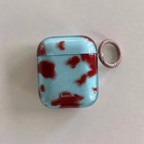 Popxstar  Cartoon Cute Amber Blue Clear Soft Earphone Case For AirPods 4nd Air Pods 3 Pro 2 With Keychain Fall Prevention Protective Cover