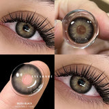 Popxstar  2pcs Natural Color Contact Lenses for Eyes Gray Pupils Lens Blue Lenses Beautiful Pupil Yearly Makeup Green Eye Lenses