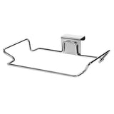 Popxstar  1pc Stainless Steel Kitchen Trash Bag Holder Cabinet Door Mount Organizer Closet Storage Waste Bin Rack Garbage Can Tool ﻿