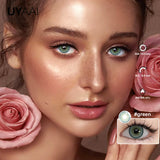 Popxstar NEW Colored Contact Lenses Natual Pupils Gray Contacts Lenses Green Pupils Women Makeup Blue Pupils Cosmetic Black Lenses
