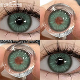 Natural Colored Contact Lenses Fashion Blue Eyes Lenses Gray Beautiful Pupils High Quality Brown Makeup Eyes Contacts