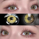 Popxstar Eye Contact Lenses 2pcs/pair Color Purple Contact Lens Eye Color Cosmetic Colored Contact Lens Beauty Eye Makeup