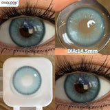 Popxstar Rose Witch Cosplay Prescription Contact Lenses Myopia Lenses with Diopter Anime Red Pupils Color Contact Lenses for Eyes