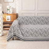 Popxstar  High-end Sense Sofa Cover Modern Simple Striped Chenille Thickened Non-slip and Scratch-resistant Home Textile Home Decoration