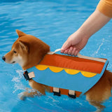 Dog Swimsuit Pet Life Jacket Summer Super Buoyancy Suit Small Medium Dogs Water Play Puppy Beach Swimsuit Corgi