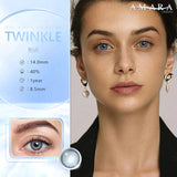 Natural Color Lens Eyes 2pcs Color Contact Lenses For Eye Blue Beauty Contact Lenses Eye Yearly Cosmetic Color Lens