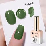 popxstar UR SUGAR 15ml Jelly Milky White Translucent Color Gel Polish Semi Permanent UV Gel Nail Art Soak Off Gel Varnish Latest Fashion
