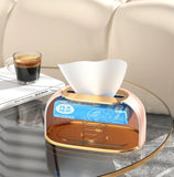 Popxstar  Nordic Striped Tissue Box Holder High Quality Toilet Paper Box Table Napkin Holder Car Tissue Paper Dispenser Home Decoration