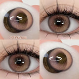 Popxstar  -Blue Contact Lenses for Eyes Fashion Color Pupils Beauty Green Lenses Natural Eye Color Lenses for Myopia 1 Pair Cosplay
