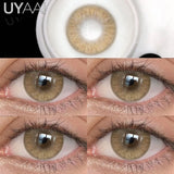 Eye Color Lens Beauty Black Lenses Natural Gray Colored Contact Lenses Big Eye Fashion Eyes Lenses Makeup Green Lens
