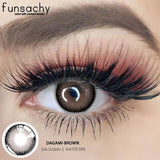 Popxstar  2pcs New Colored Contact Lenses Fashion Yearly Gray Eyes Lenses Natural Blue Eye Lenses Green Pupils Makeup Eyes Lens