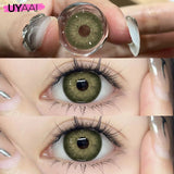 Color Contact Lenses with Container Tweezers Green Color Eye Lenses Blue y2k Colorcon High Quality Brown Natural Lenses