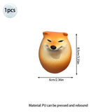 Popxstar  Funny Dog egg Pinch Cute Simulation Shiba Inu Egg Pu Press Slow Rebound Decompression Toy Interesting Easter Kids Gifts