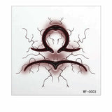 Waterproof Zodiac Signs Temporary Tattoo Virgo Pisces Scorpio the Twelve Zodiac Signs Gothic Chic Symbol Tattoo Cancer Leo Libra